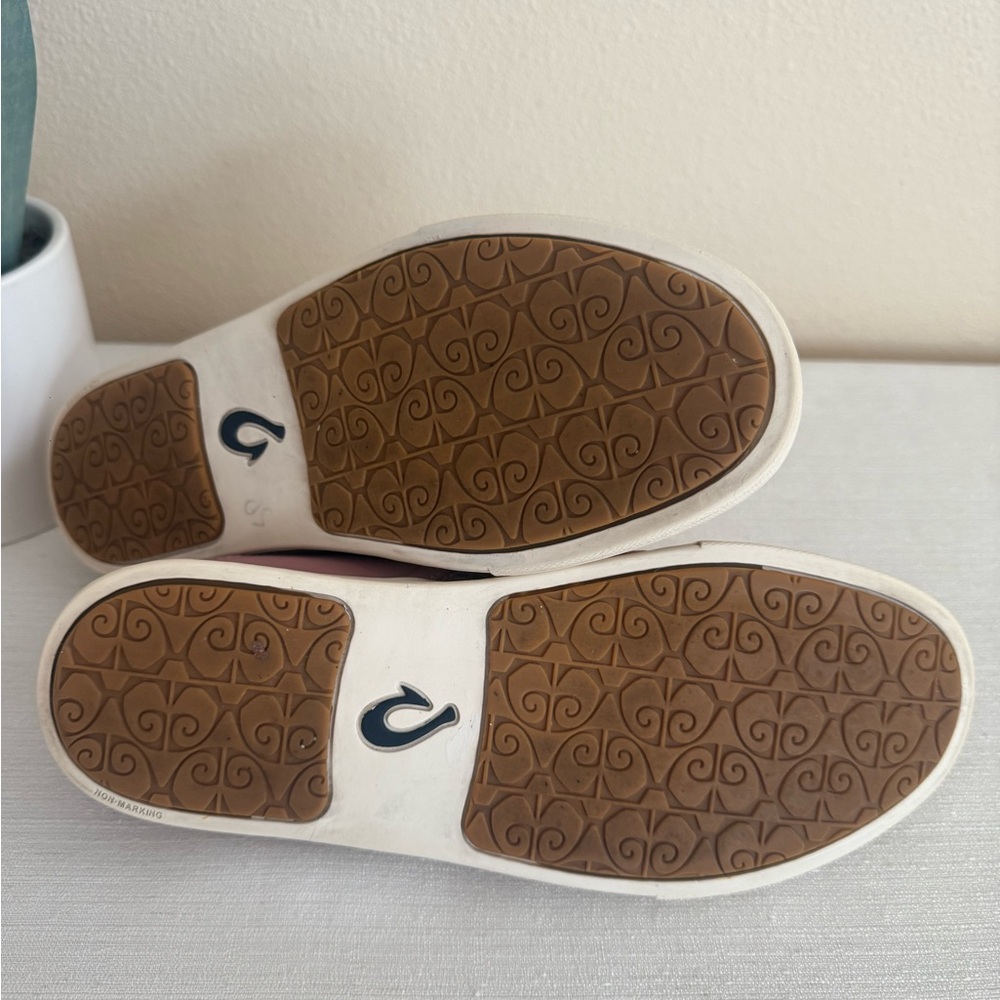 Olukai Pehuea Mauve Slip-On Mesh 2-Way Casual Sneakers - Picture 12 of 12